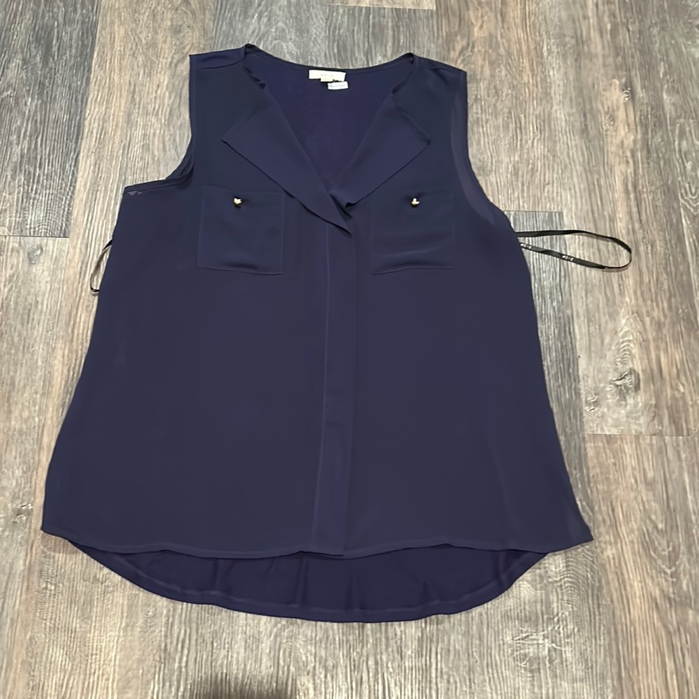 Women’s Mine Sheer Tank Blouse Sz L